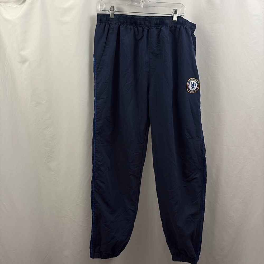 Chelsea Football Club Joggers Track Pants Size XXL Navy Blue Mens Soccer Futbol - Picture 1 of 8